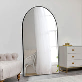 Optim Noir Extra Large Arch Mirror Black - 180x110cm