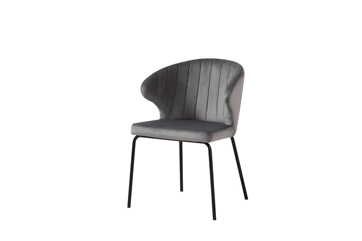 Mabel Set of 2 Dining Chairs - Grey