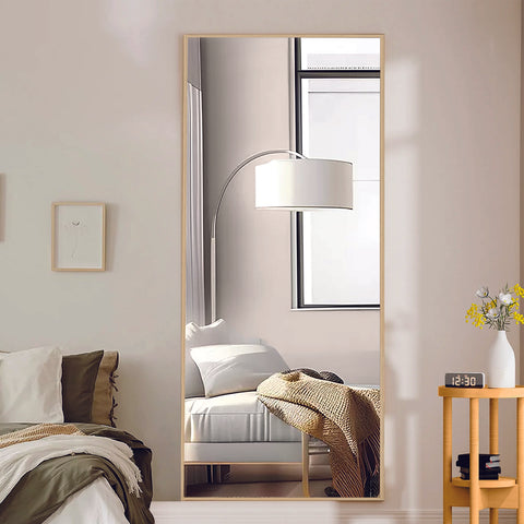 Legacy Large Rectangular Mirror Gold - 180x80cm