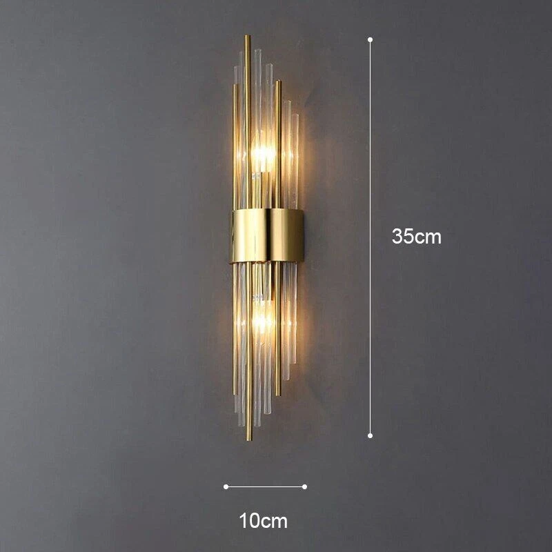 Lumix Modern LED Wall Light - Brushed Brass