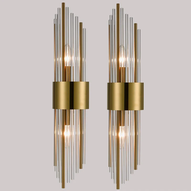 Lumix Modern LED Wall Light - Brushed Brass