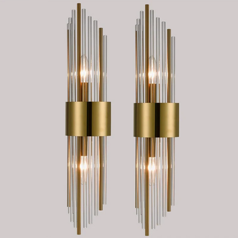 Lumix Modern LED Wall Light - Brushed Brass
