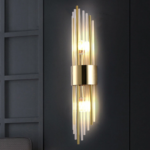 Lumix Modern LED Wall Light - Brushed Brass
