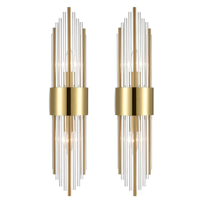 Lumix Modern LED Wall Light - Brushed Brass