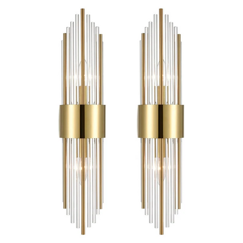 Lumix Modern LED Wall Light - Brushed Brass