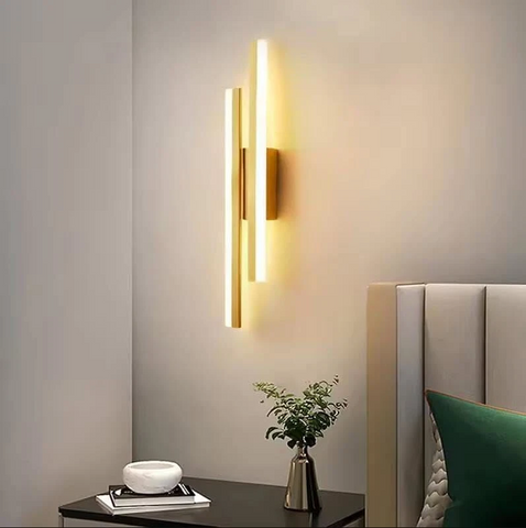 Elite LED Wall Modern Wall Light Warm White - Brushed Brass