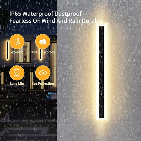 Longton LED Wall Light Long Strip 100cm Warm White Light
